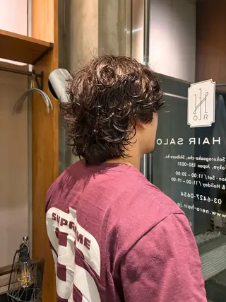 パーマ メンズ 髙橋 紗奈のヘアスタイル