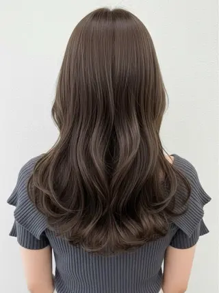 ロング カラー MAISON ema 🩵笹野 希里香のヘアスタイル
