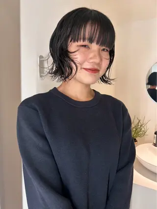 パーマ かがやしづ ⭐️ベージュのヘアスタイル