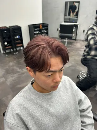 ミディアム カラー メンズ 🐠メンズ特化🐠 井上風冴のヘアスタイル