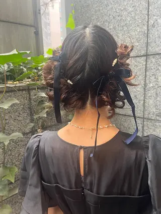ヘアアレンジ one  chair natsumiのヘアスタイル