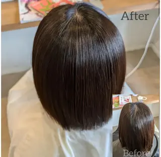 ミディアム 中谷　千鶴 ◎ブリーチカラー得意のヘアスタイル