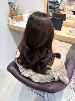 ロング カラー 透明感/チョコカラー 💍TAMA💍のヘアスタイル