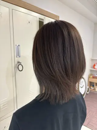 ミディアム カラー 近藤 風華のヘアスタイル