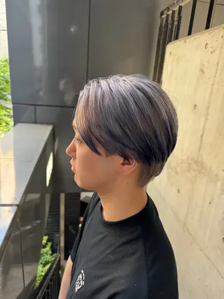 カラー メンズ 河野 悠のヘアスタイル
