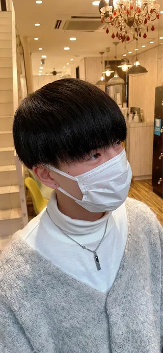 メンズ EARTH 山﨑龍馬のヘアスタイル