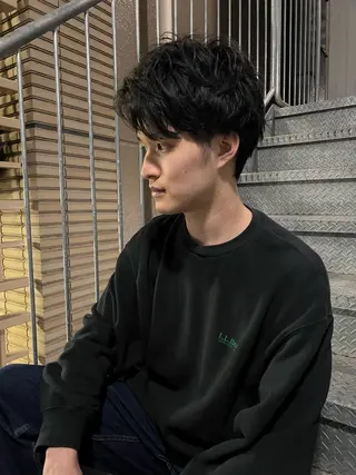 ショート パーマ メンズ 🉐メンズヘア特化 men's/ケンイチのヘアスタイル