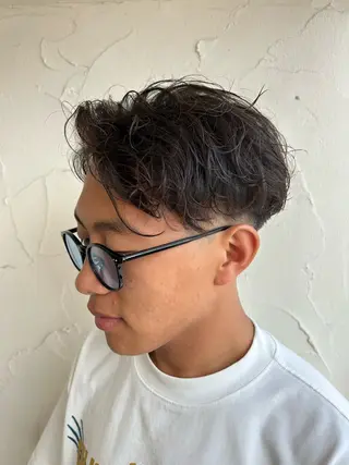 ショート パーマ 高久 翔大のヘアスタイル
