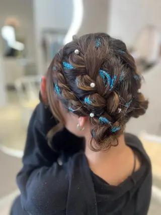 ミディアム 小池 夏美のヘアスタイル