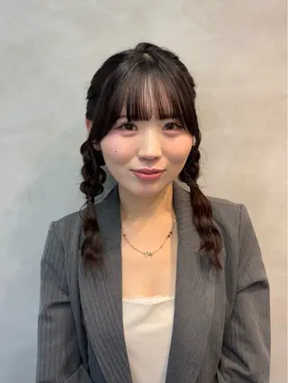 ヘアアレンジ 🤍艶モテカラー♡ ブラウン🤍Rimiのヘアスタイル