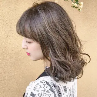 ミディアム カラー 💛カラー大人気💛 c i a t eのヘアスタイル