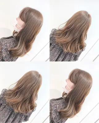 セミロング カラー 【悩み解決!美髪へ】 店長 平間 響のヘアスタイル