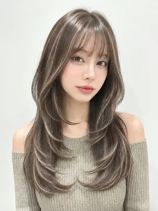 ロング ミニモ人気①位🥇 似合わせ×髪質改善のヘアスタイル