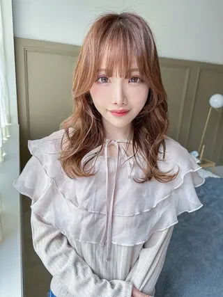 ロング カラー ANGELICA 難波店のヘアスタイル