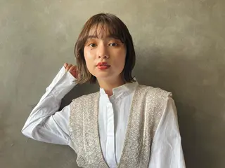 ショート カラー ヘアアレンジ 白髪ぼかし 🔥イワイコウキのヘアスタイル