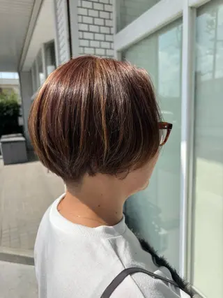 ショート カラー 古田 穂香/似合わせカラーのヘアスタイル