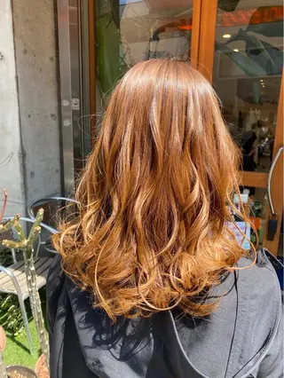 ミディアム カラー color田端 りほのヘアスタイル