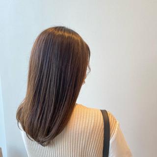 セミロング カラー Rubik's 梅田茶屋町/叶莉のヘアスタイル