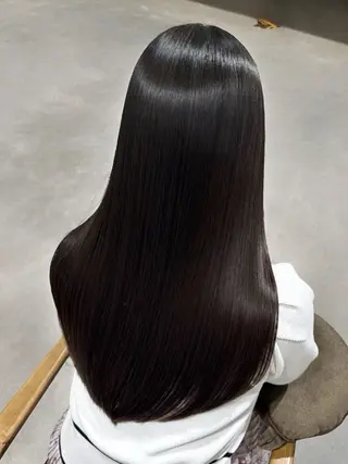 ロング 髪質改善メニュー 長井 美佐子のヘアスタイル