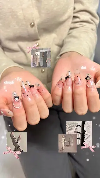 ネイル yuki❄️堺筋本町 韓国ワンホンのネイルデザイン
