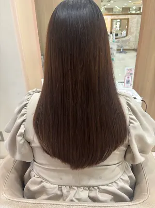 セミロング 透明感カラー上大岡/ yuzu🌺☪️のヘアスタイル