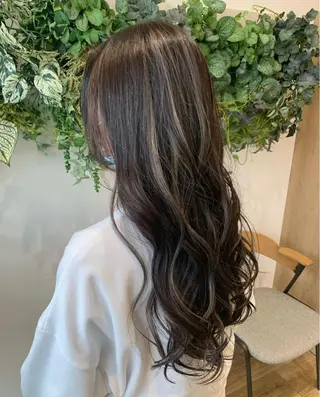 ロング カラー 木下 マサキのヘアスタイル