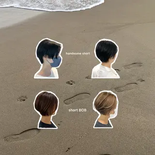 ショート 【レイヤーカット】 キサヌキミワのヘアスタイル