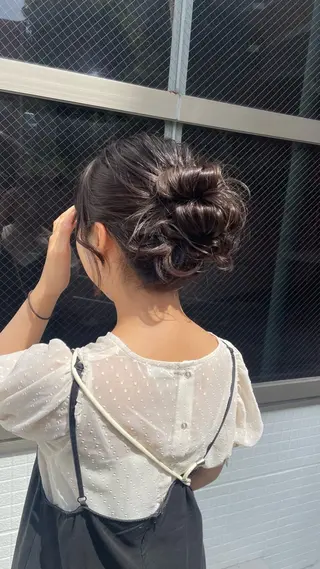 セミロング 💍モテる艶髪 透明感カラー💖のヘアスタイル