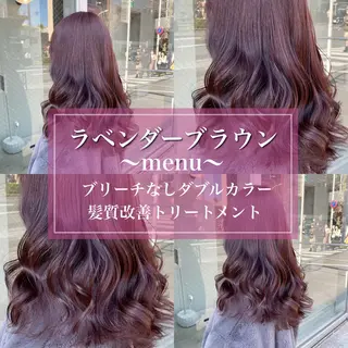 セミロング カラー 🪽天神/うる艶 /トレンドヘア🪽のヘアスタイル