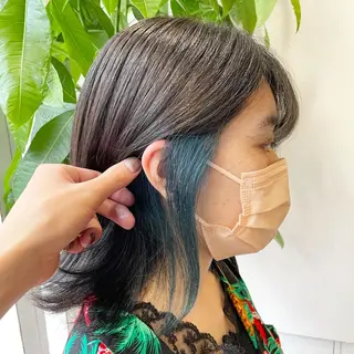 カラー 【店長】インナー指名 No.1戸塚優思のヘアスタイル