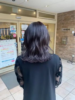 ミディアム 立花 莉奈のヘアスタイル