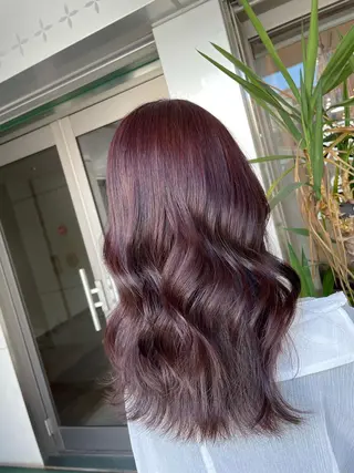 セミロング カラー ♡ yumaのヘアスタイル