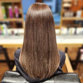 セミロング カラー シールエクステ🎀 ホシノ🕒ユウカのヘアスタイル
