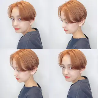 ショート カラー ヘアアレンジ 天神レイヤーカット No.1💖マユカのヘアスタイル