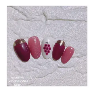 ミディアム ネイル 🐾enen style 🐾のネイルデザイン