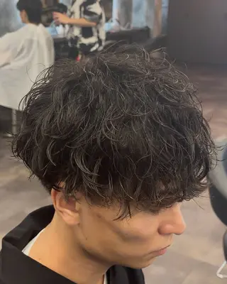パーマ メンズ 【ルーズパーマ・初パ ーマ指名No.1昇陽のヘアスタイル
