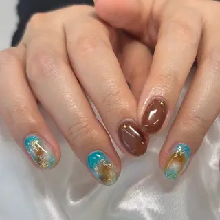 ネイル 上村 奈那のネイルデザイン