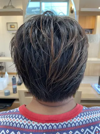 ショート メンズ 知念 美来のヘアスタイル