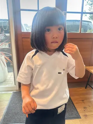 キッズ 福井 咲羅のヘアスタイル
