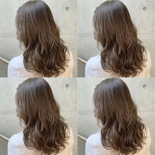 ロング カラー 澤村 志織のヘアスタイル