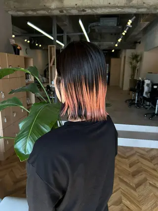 ショート カラー 中野 こころのヘアスタイル