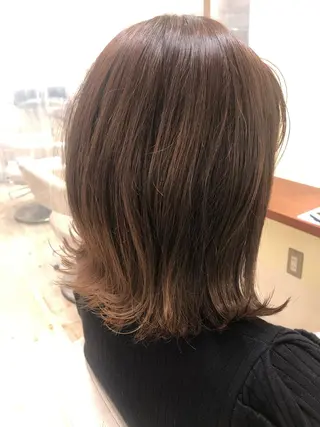 ショート 縮毛矯正/髪質改善 白髪ぼかし/裕香のヘアスタイル