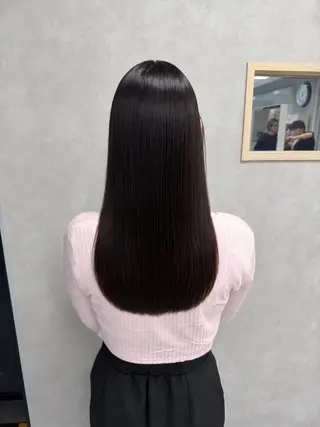 ロング パーマ 髪質改善/縮毛矯正 /レイヤーカット岡部のヘアスタイル