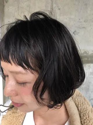 ショート パーマ 滝田 陽一のヘアスタイル