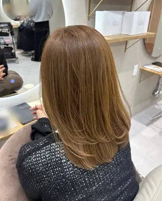 セミロング 大宮LINKTH/ nanaのヘアスタイル