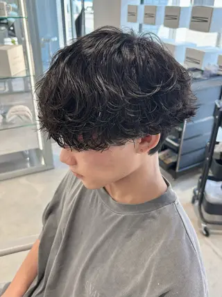 パーマ メンズ メンズ特化⚡️三村 彰吾⚡️カットパーマのヘアスタイル