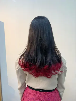 セミロング hama yukiのヘアスタイル