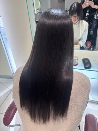 ロング 木村 優奈/縮毛矯正/艶髪のヘアスタイル