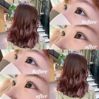 ロング カラー ヘアアレンジ マツエク・マツパ TSUNA 🌙 Lim 五反田のマツエク・マツパデザイン