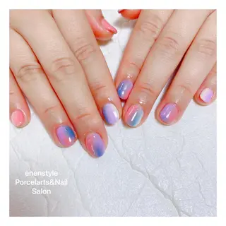 ミディアム ネイル 🐾enen style 🐾のネイルデザイン